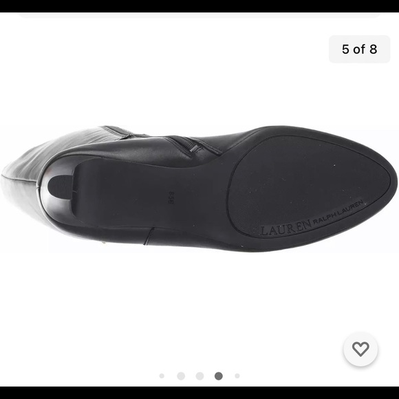 NIB Lauren Ralph Lauren Eastwell Fashion Boot, Black, Size 6.0 - Picture 7 of 8